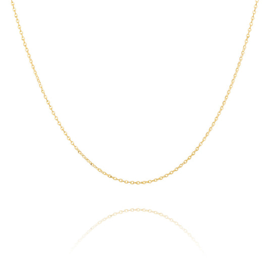 Diamond Cut Cable Chain 14kt Yellow Gold