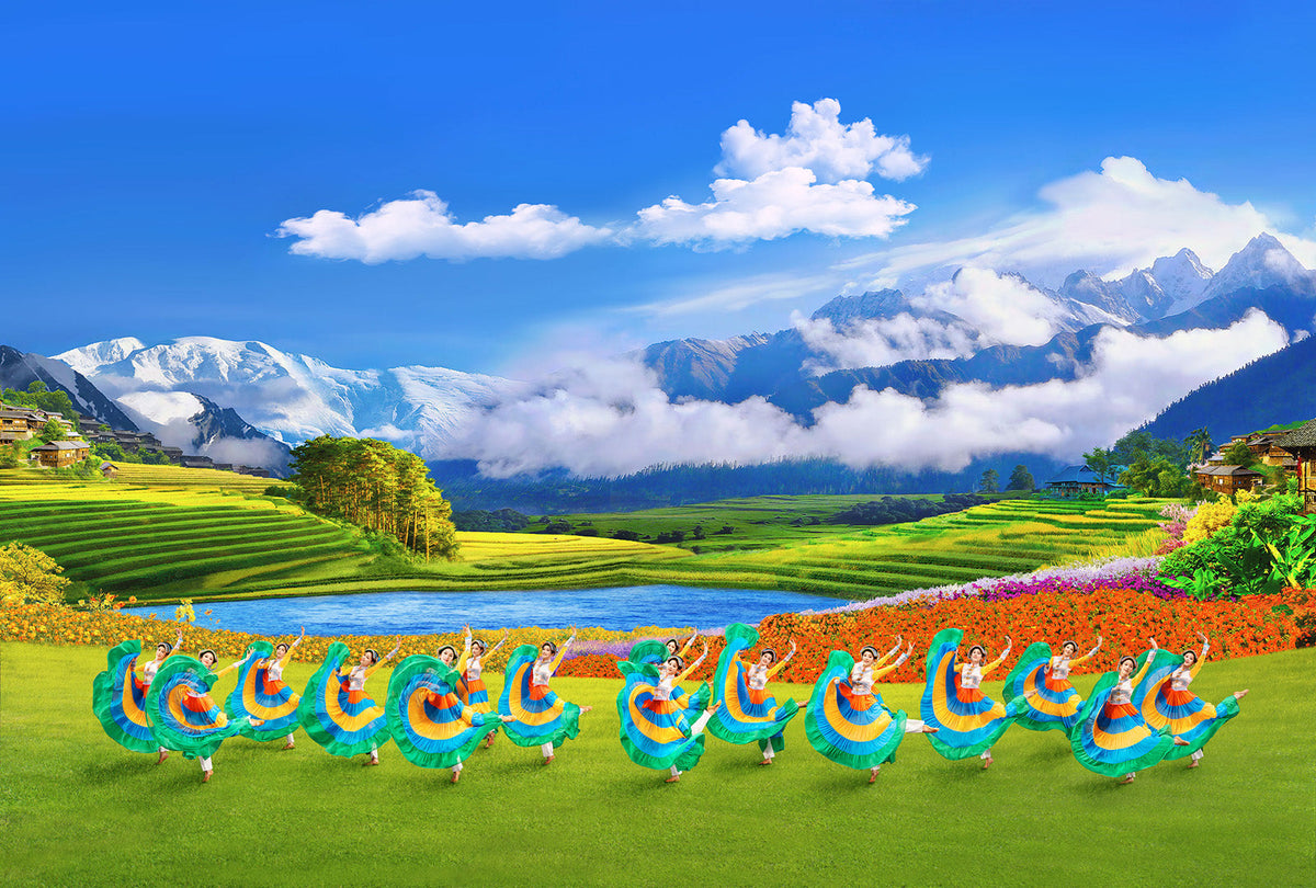 The Ethnic Dance of the Yi Giclée Print