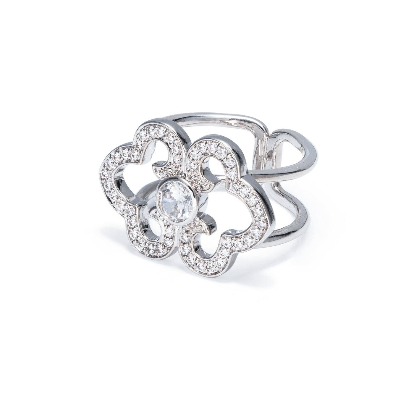 Elegant Bliss Scarf Ring Gold