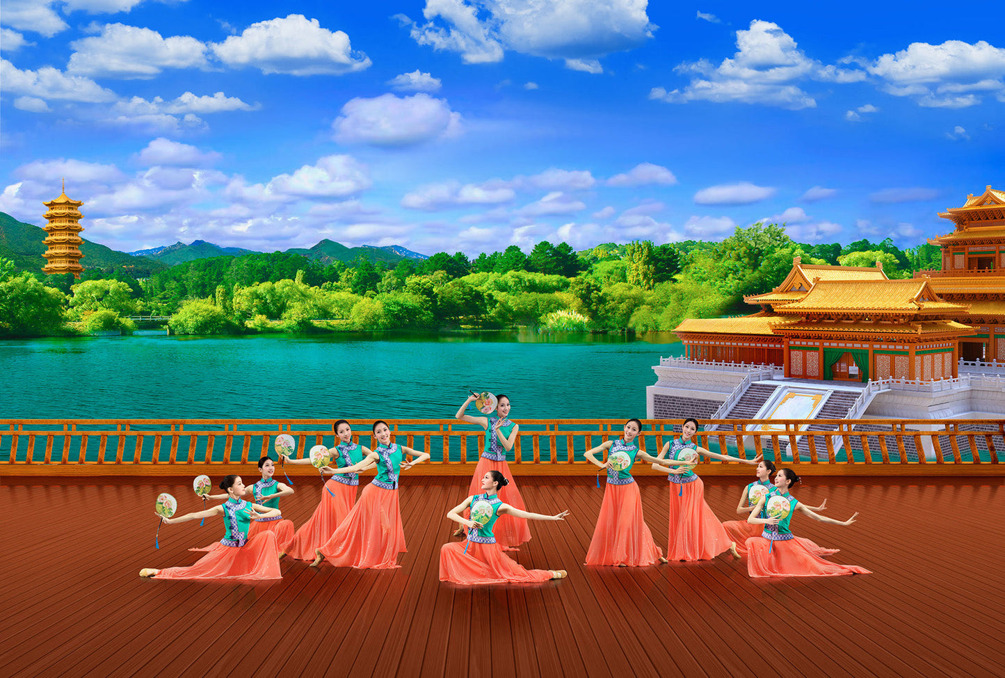 Elegance in the Middle Kingdom Giclée Print