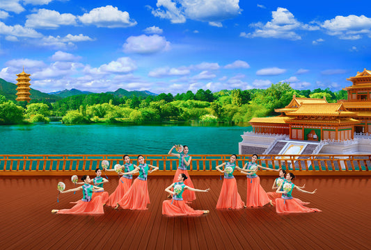 Elegance in the Middle Kingdom Giclée Print