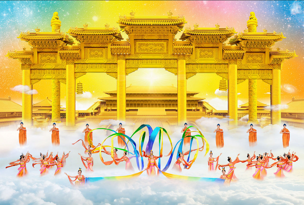 Grand Descent of the Deities Giclée Print