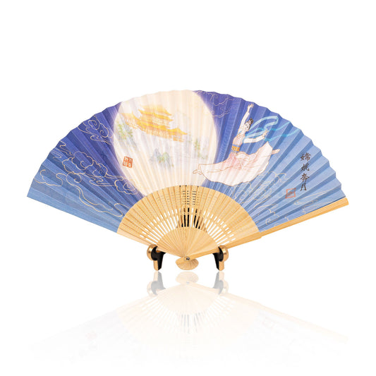 Lady of the Moon Double-Sided Fan (Paper)
