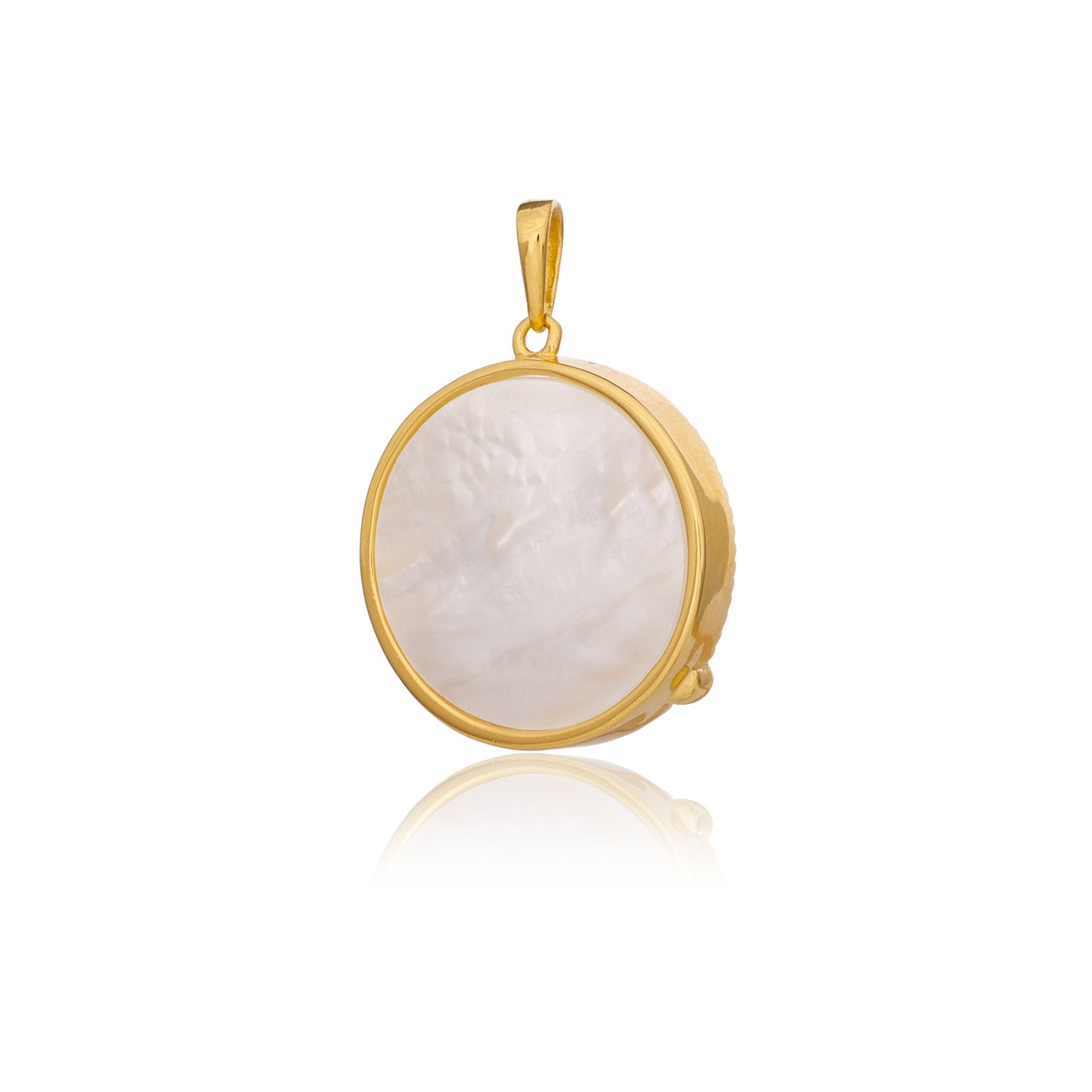 Mystical Moon Palace Charm Gold 18mm Back - Shen Yun Collections