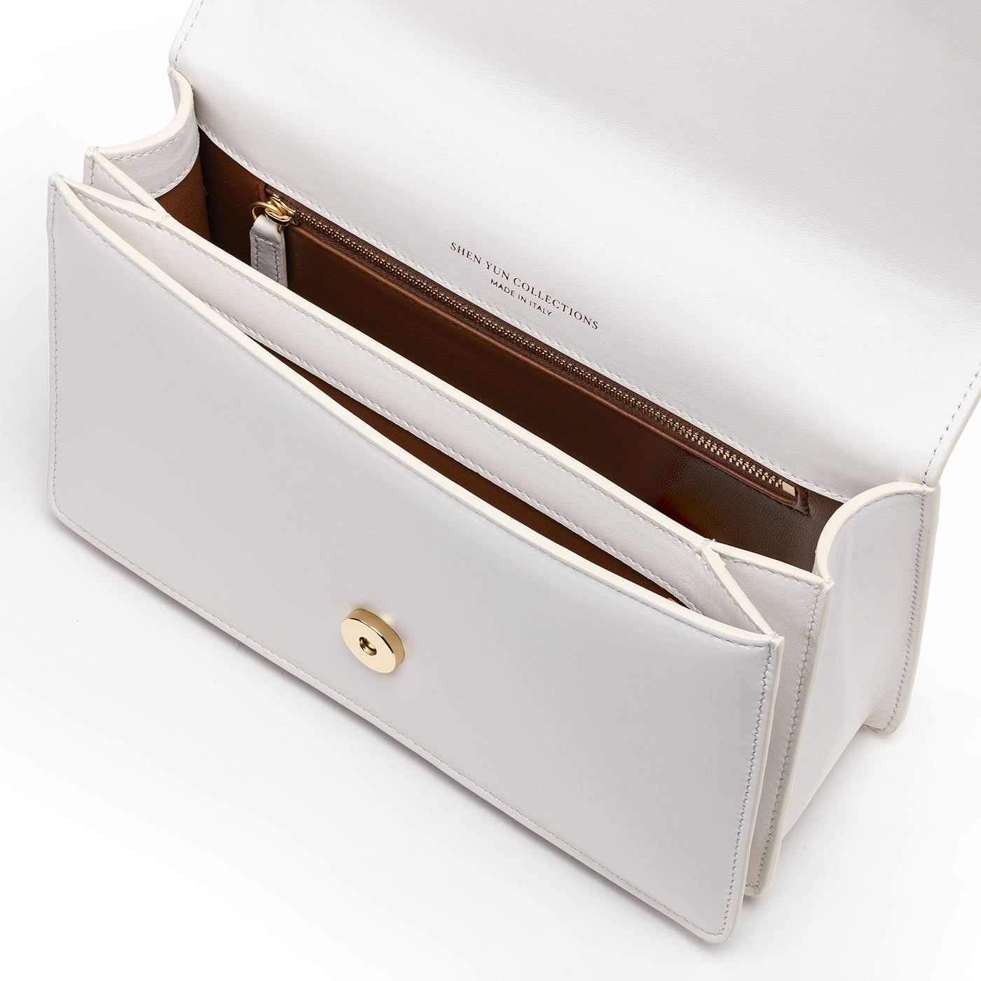 Zhen Shan Ren Shoulder Bag Off White