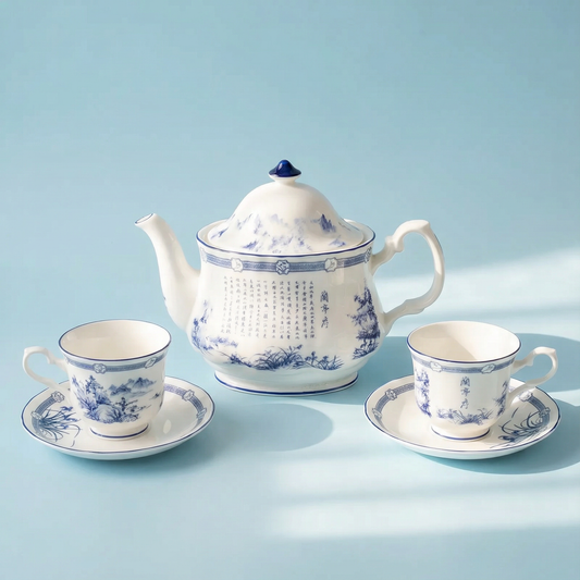 Poets of the Orchid Pavilion 2-Cup Tea Set (600ml)