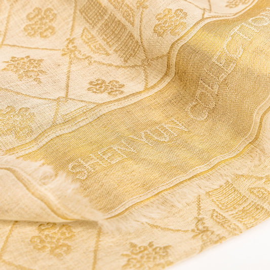 Zhen Shan Ren Long Scarf Gold