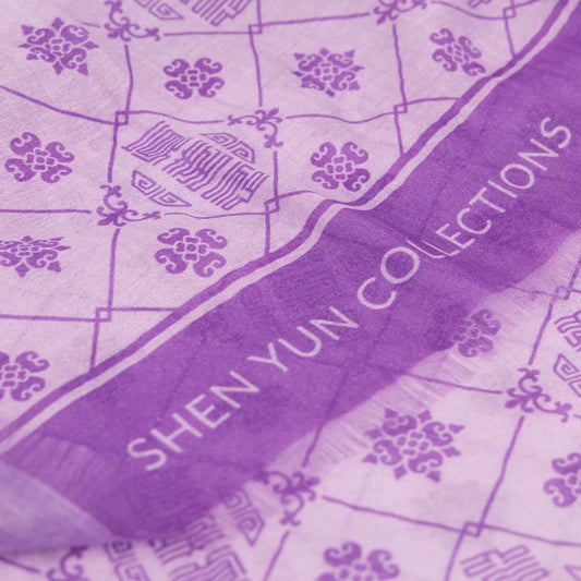 Zhen Shan Ren Long Scarf Lilac