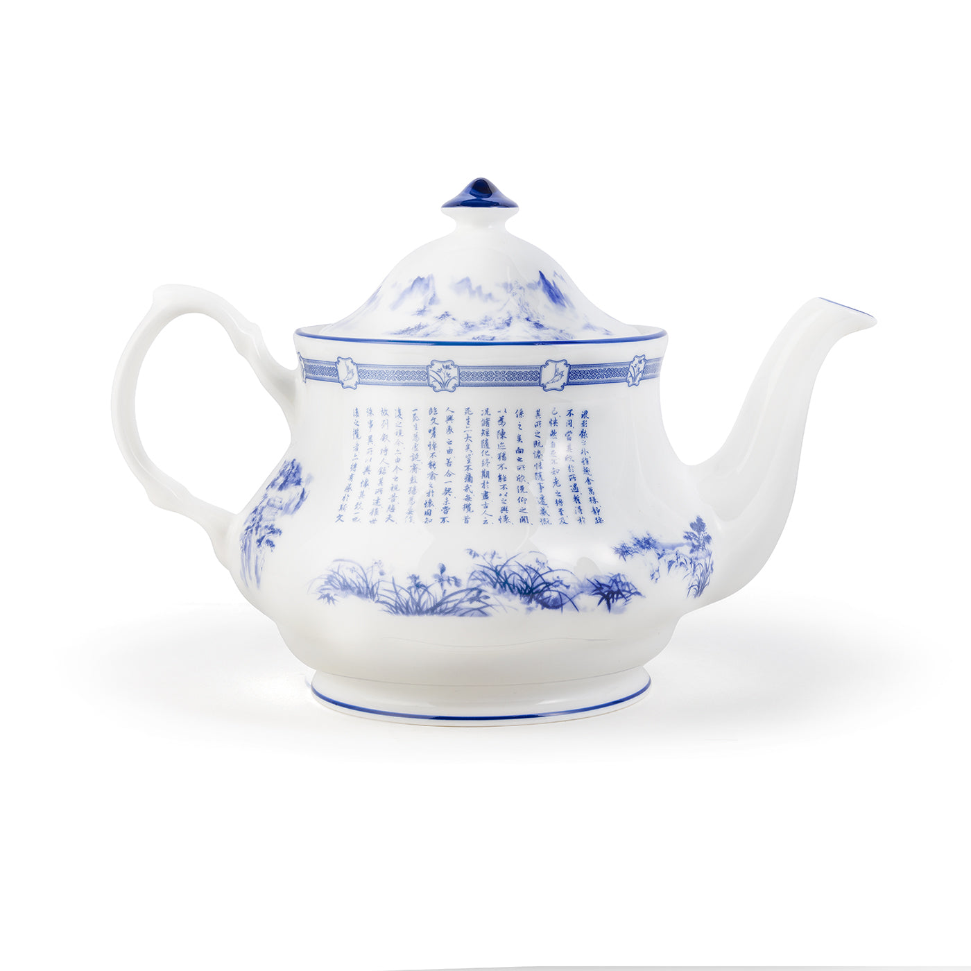 Poets of the Orchid Pavilion Teapot 1000ml Side View 3 - Shen Yun Collections
