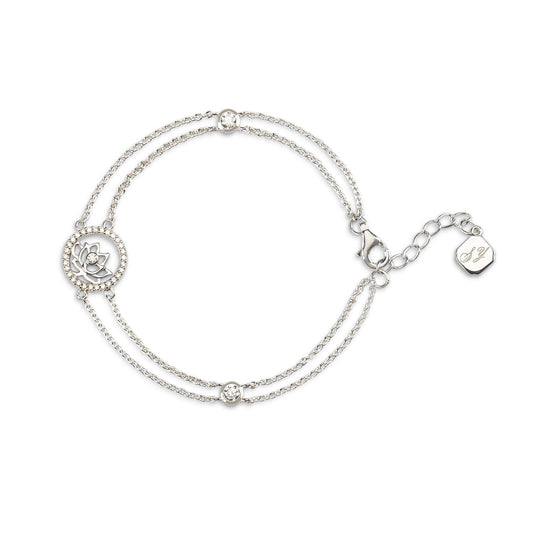 Lotus Fairies Bracelet Silver