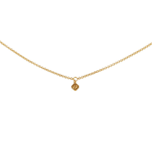 Majestic Tang Peony Long Necklace Gold Vermeil