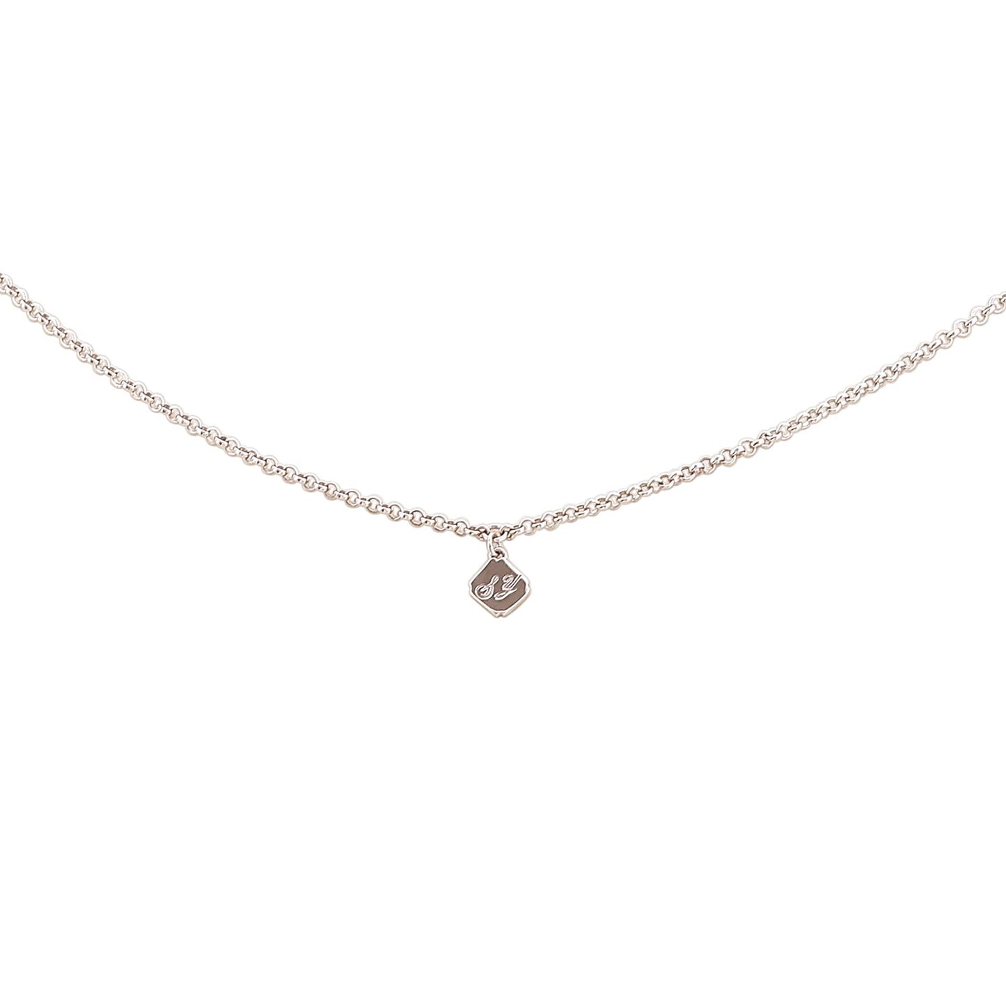 Majestic Tang Peony Long Necklace Silver