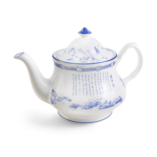 Poets of the Orchid Pavilion Teapot 1000ml Side View 1 - Shen Yun Collections