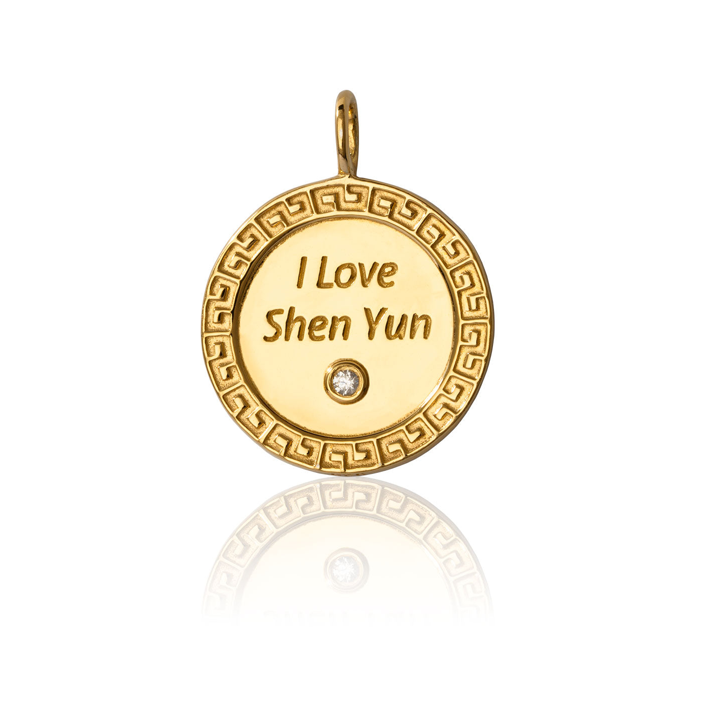 Shen Yun Signature Coin Charm - Gold