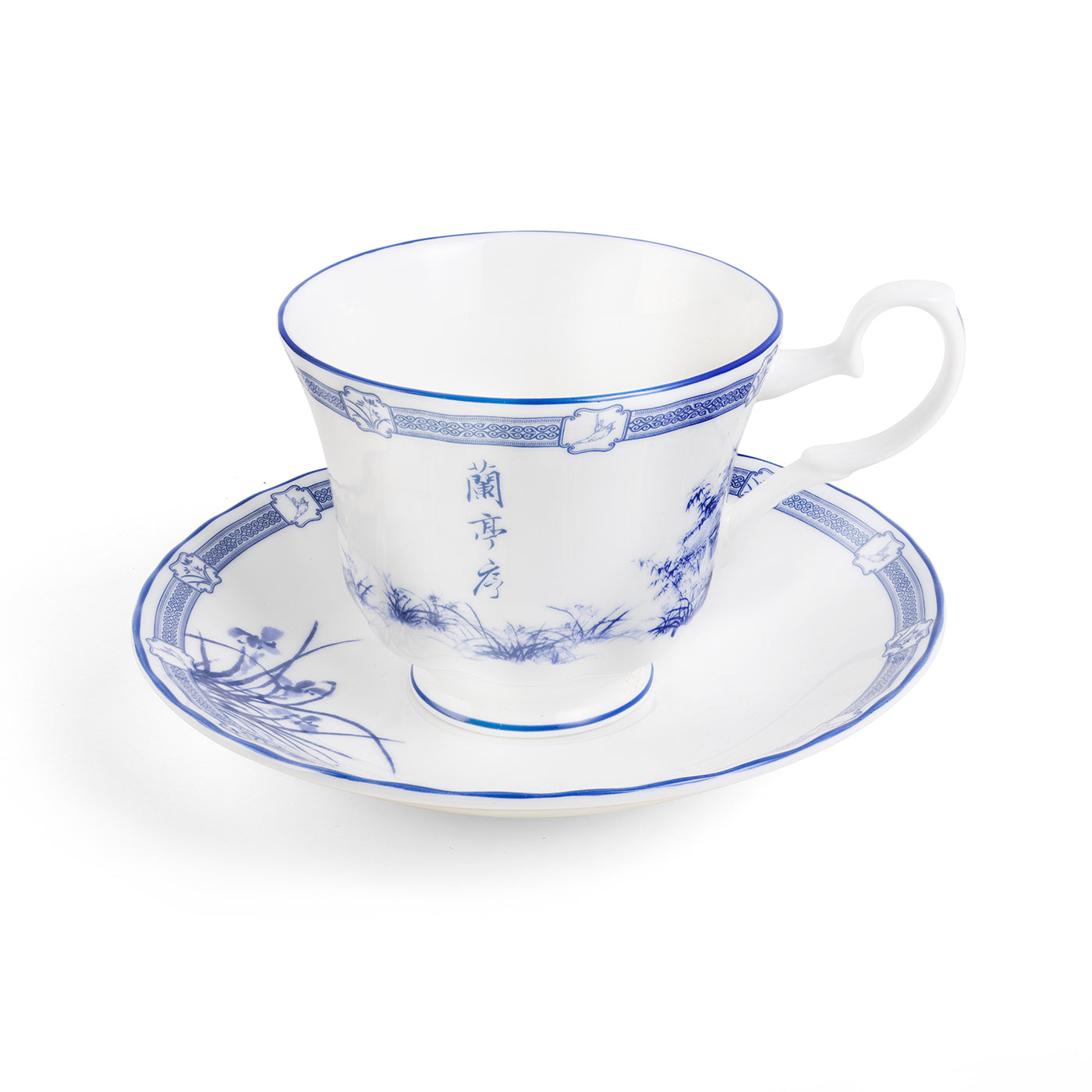 Poets of the Orchid Pavilion Teacup & Saucer Set - Shen Yun Collections