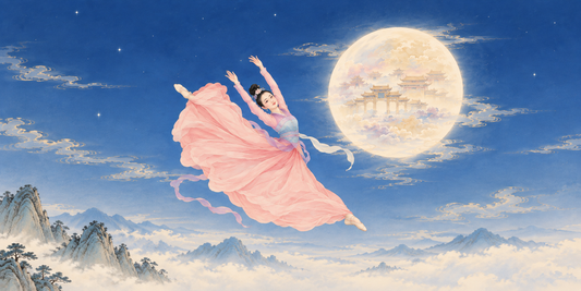 Why is there a lady on the moon?