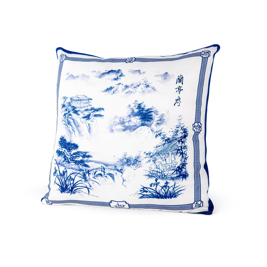 Poets of the Orchid Pavilion Cushion Cover 2025