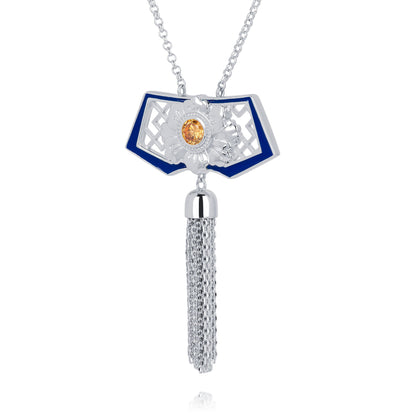 Manchurian Elegance Necklace Blue