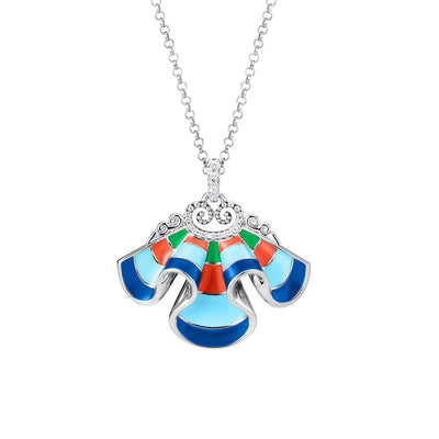 The Elegance of the Yi Necklace Blue