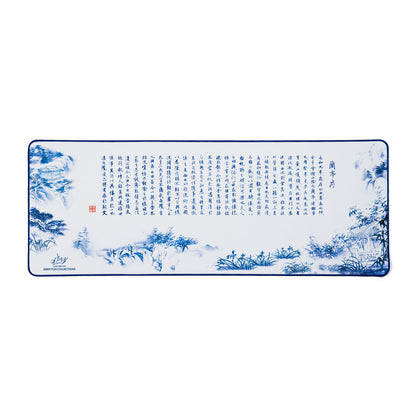 Poets of the Orchid Pavilion Desk Mat