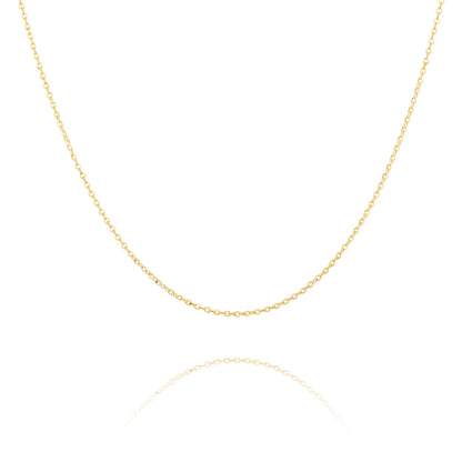 Diamond Cut Cable Chain 14kt Yellow Gold