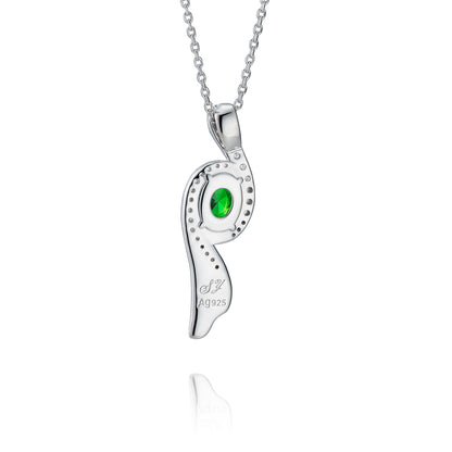 Flying Sleeves Necklace Green