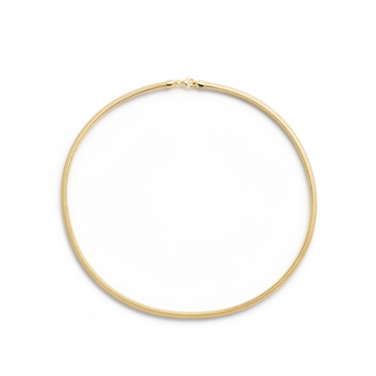 14K Gold Mesh Flex Necklace