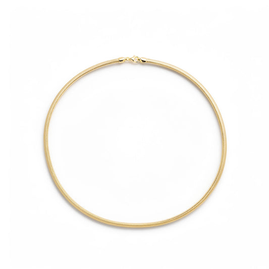 14K Gold Mesh Flex Necklace