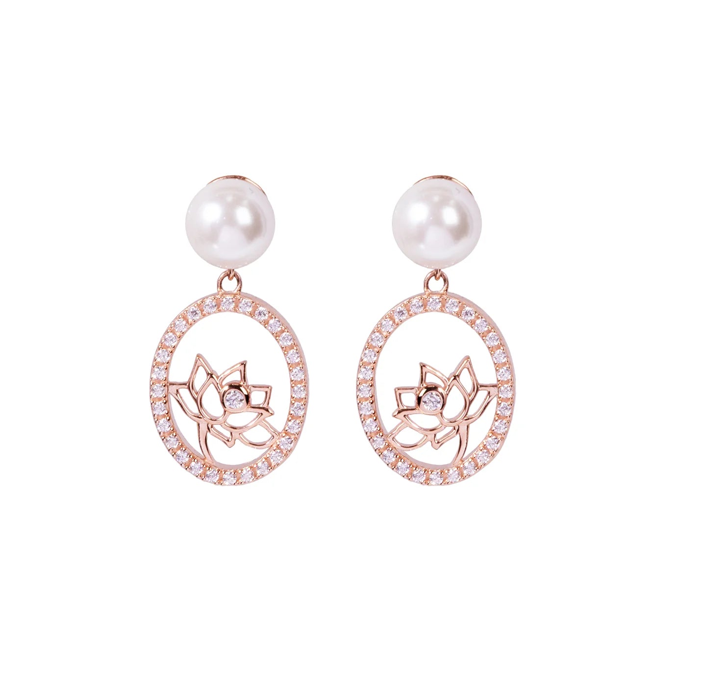 Lotus Fairies Drop Earrings
