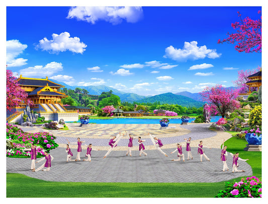 The Ladies' Classical Chinese Dance Giclée Print II