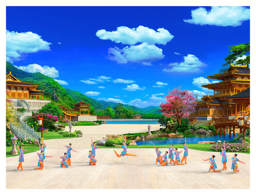 The Ladies' Classical Chinese Dance Giclée Print III