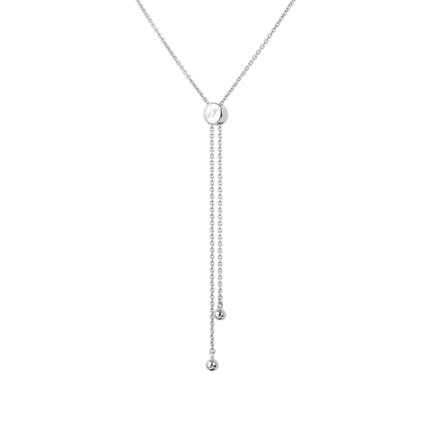 Lotus Fairies Oval Necklace Silver