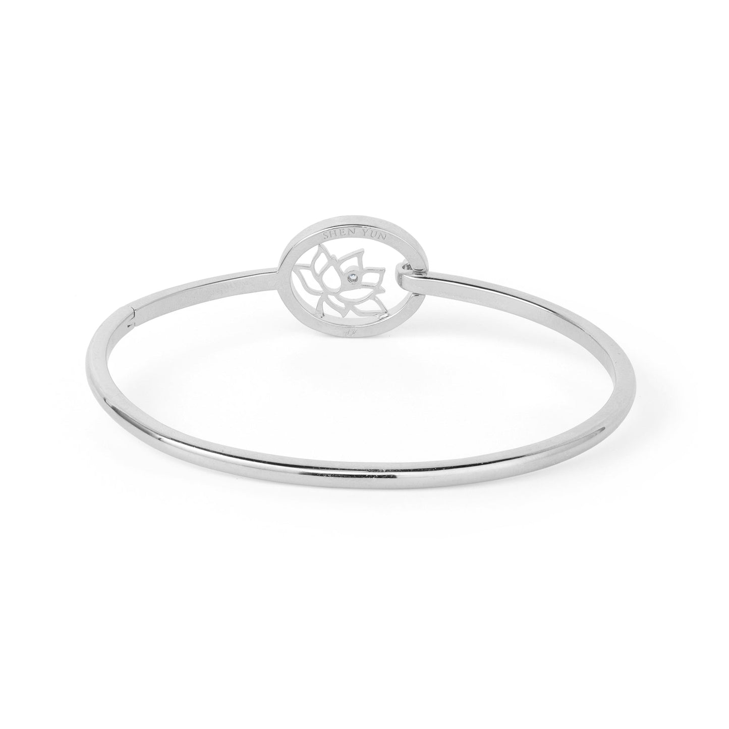 Lotus Fairies Bangle Silver Large