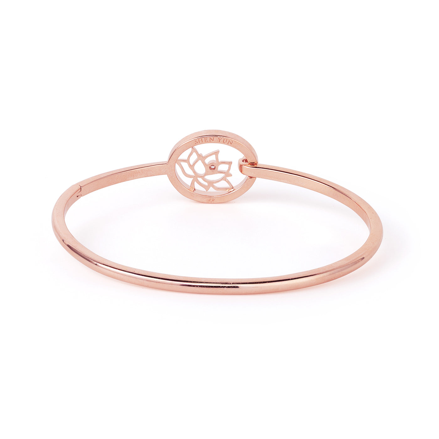 Lotus Fairies Bangle Rose Gold Large