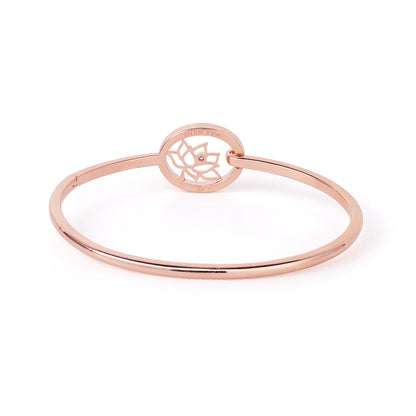 Lotus Fairies Bangle Rose Gold Large