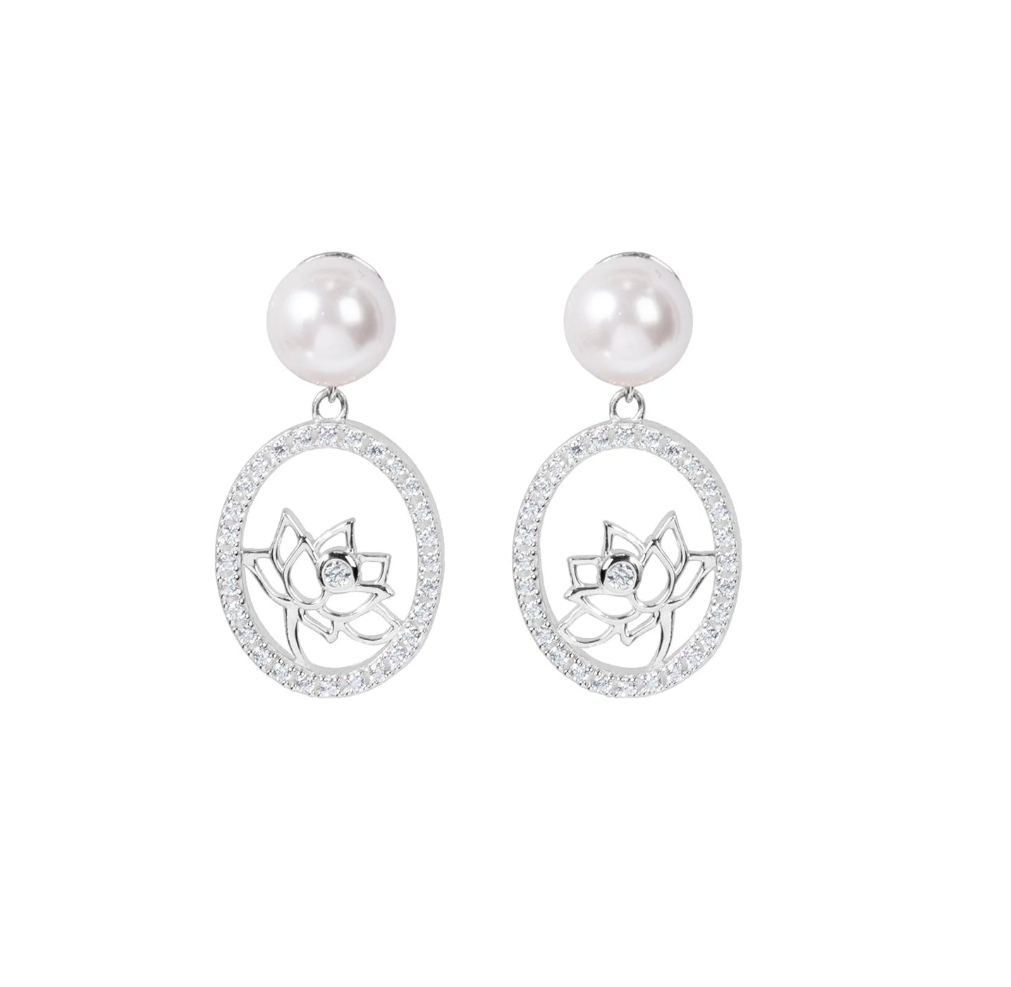 Lotus Fairies Drop Earrings