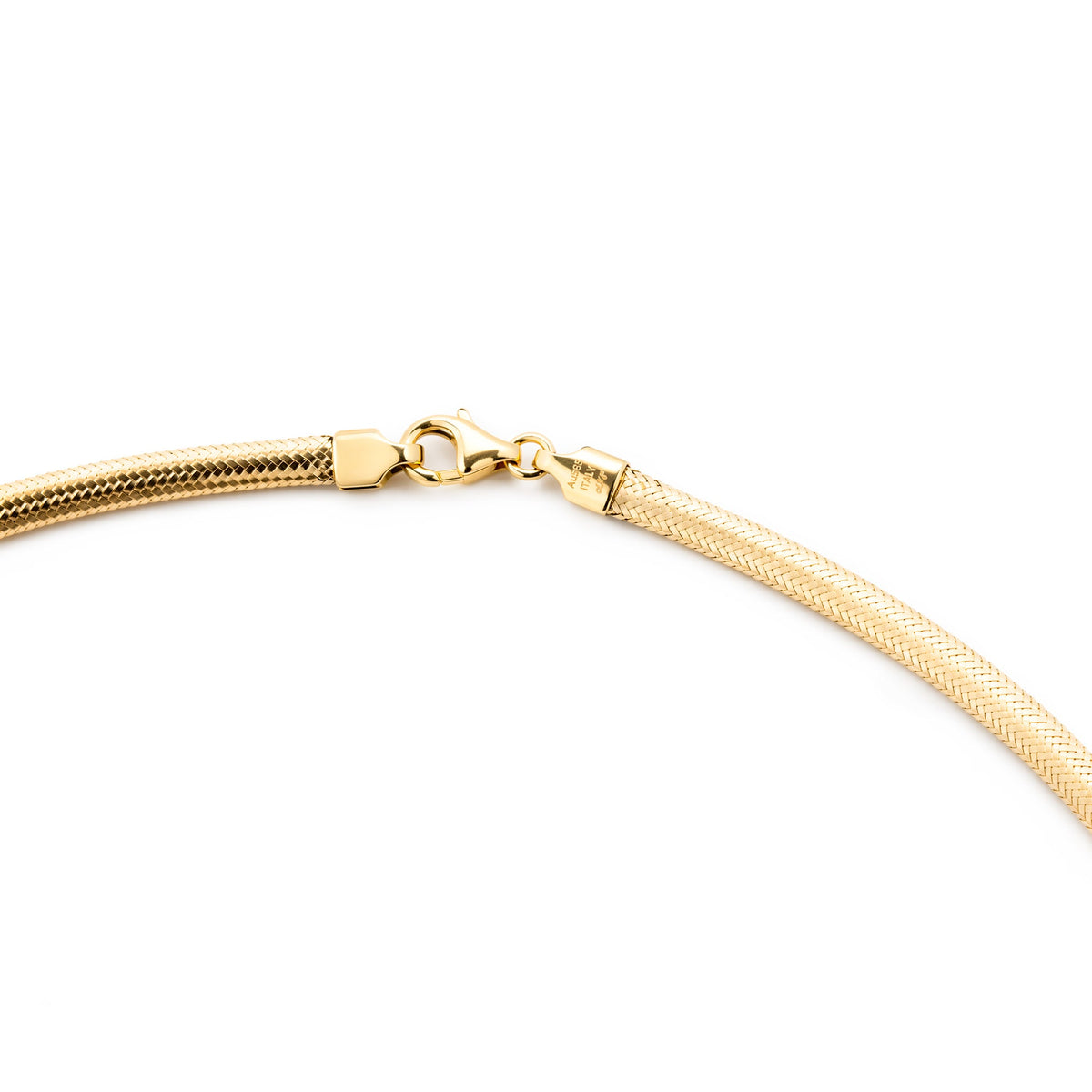 14K Gold Mesh Flex Necklace