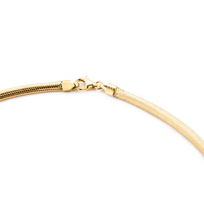 14K Gold Mesh Flex Necklace