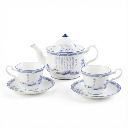 Poets of the Orchid Pavilion 2-Cup Tea Set (600ml)