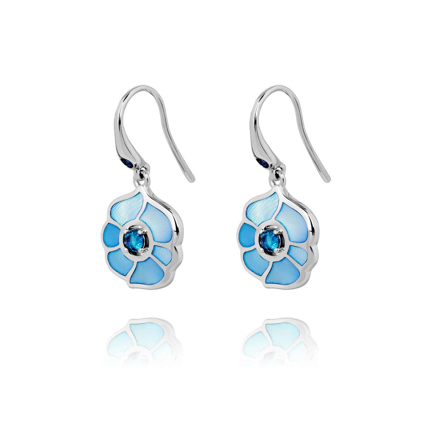 Windmill Grace Drop Earrings Blue