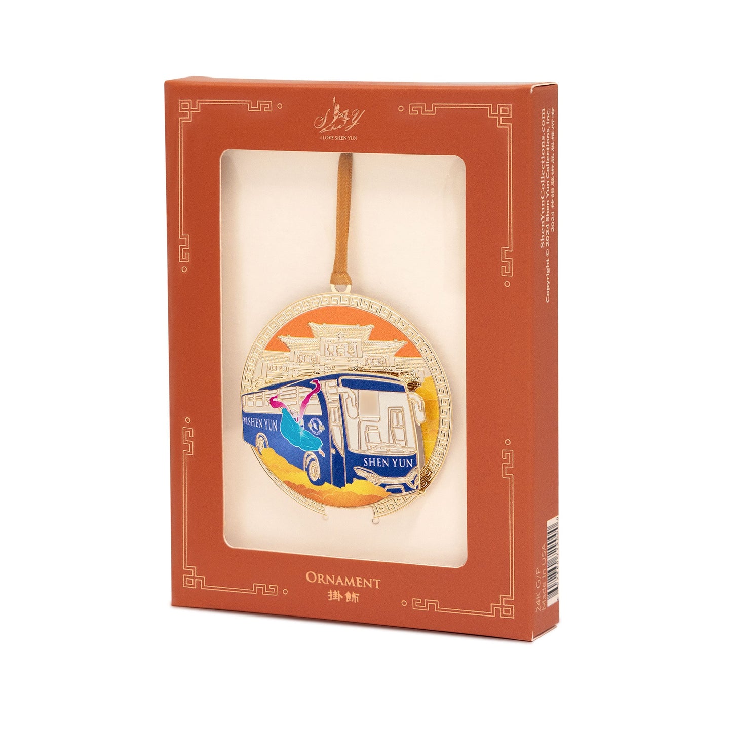 Shen Yun Tour Bus 3D Ornament