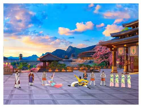 The Story of Lady Xi Shi Giclée Print