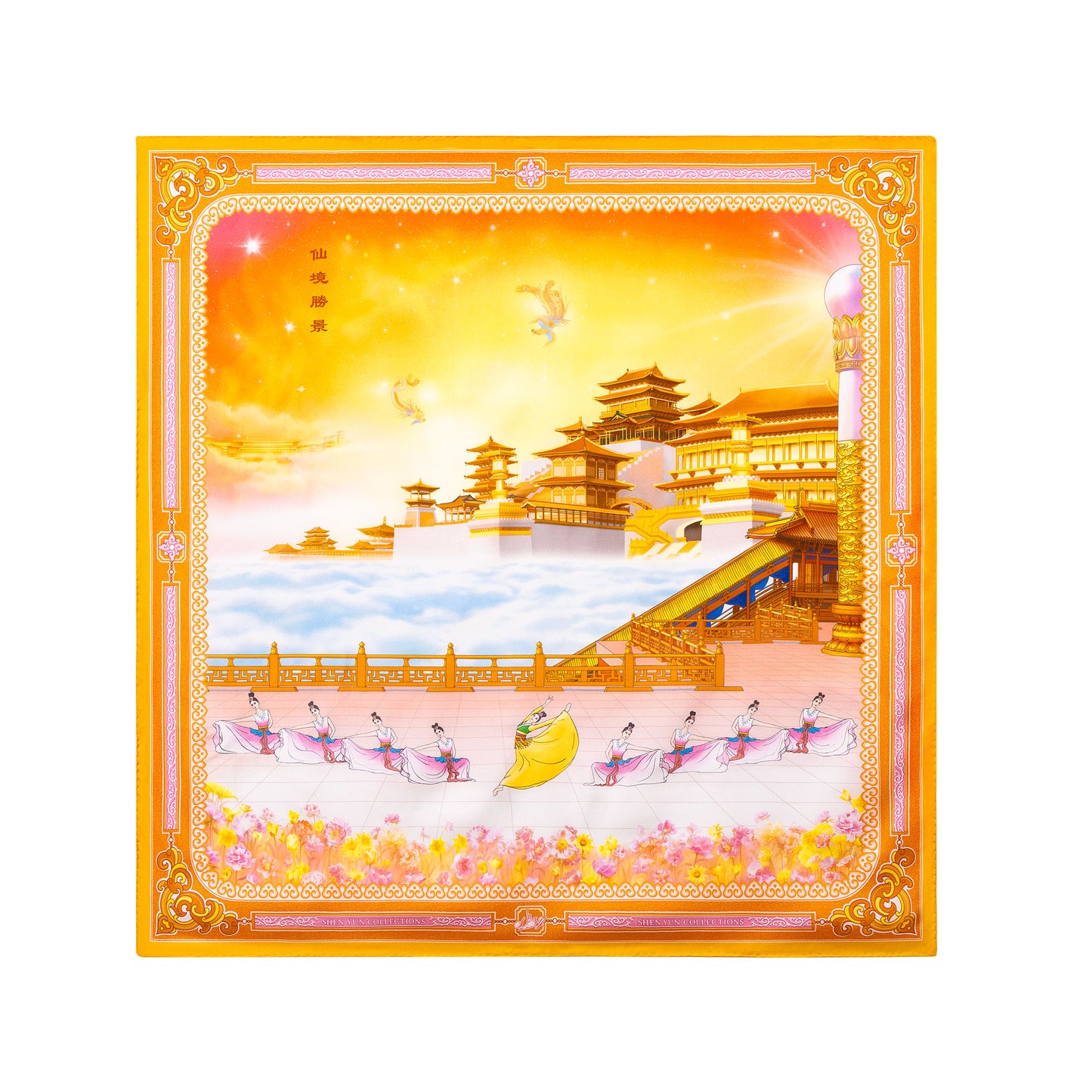 Heavenly Scene Silk Scarf