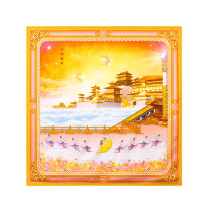 Heavenly Scene Silk Scarf