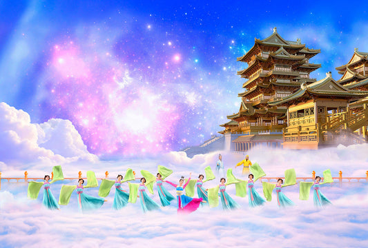 Visiting the Moon Palace II Giclee Print