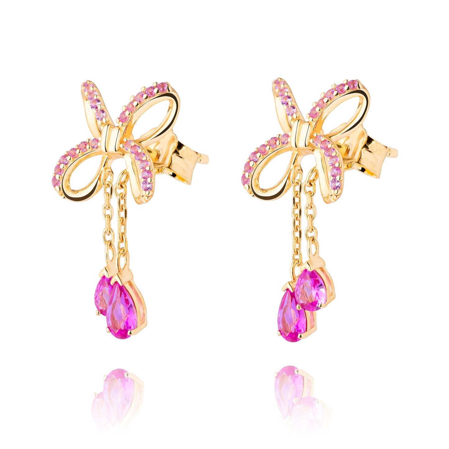 Blissful Knot Earrings Gold