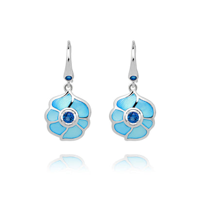 Windmill Grace Drop Earrings Blue