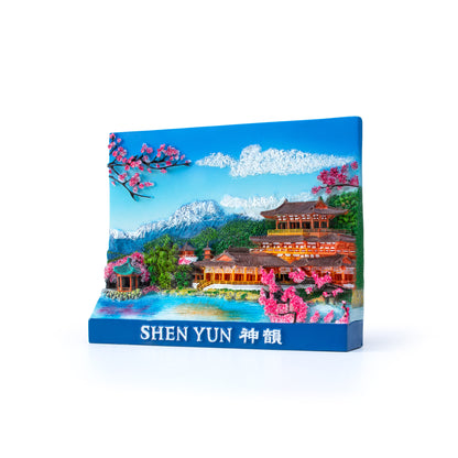 Plum Blossom Grace 3D Magnet