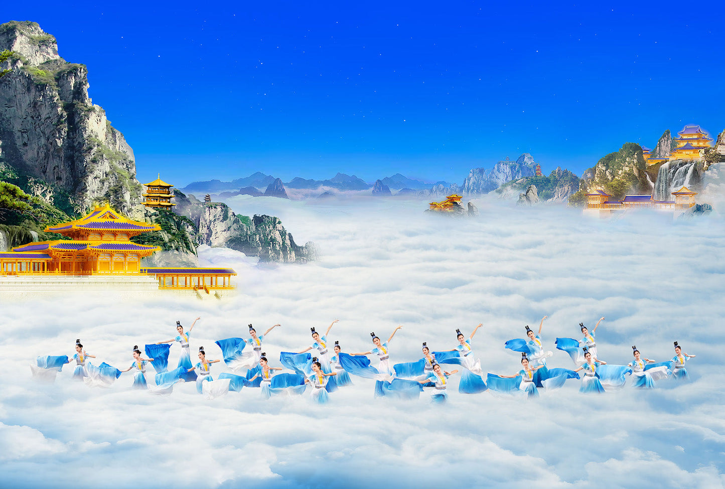 Fairies of the Clouds Giclee Print