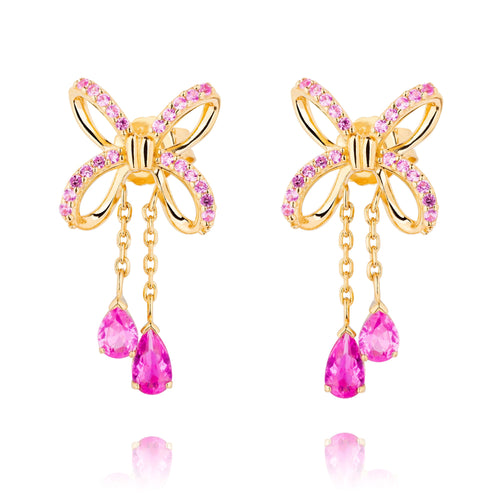 Blissful Knot Earrings Gold